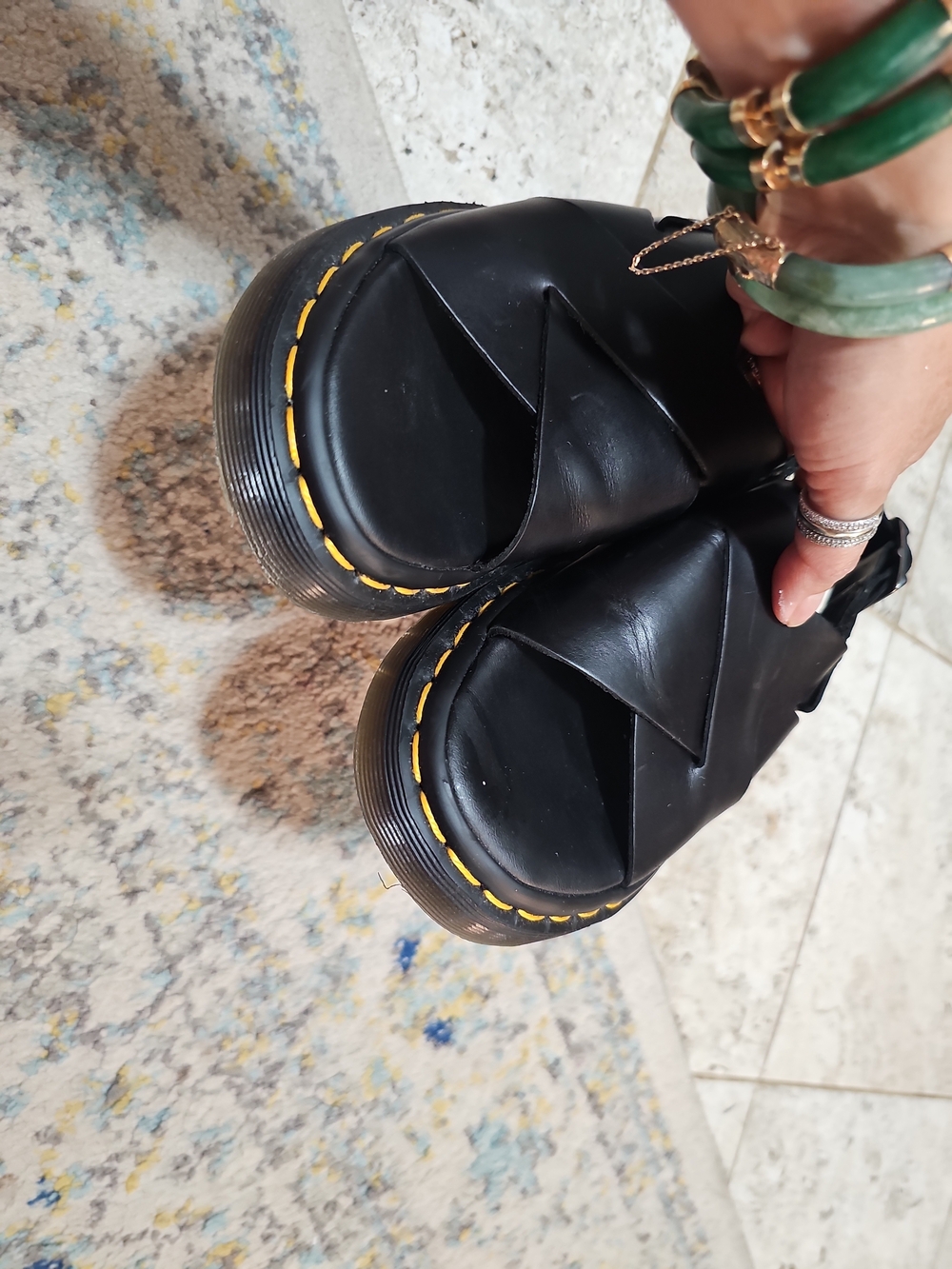 Dr. Martens Zane Brando Leather Sandals Size 7 - Picture 12 of 12